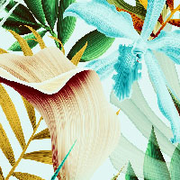 Blue-Seaflower-Print